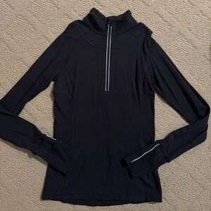 Black long sleeve quarter zip